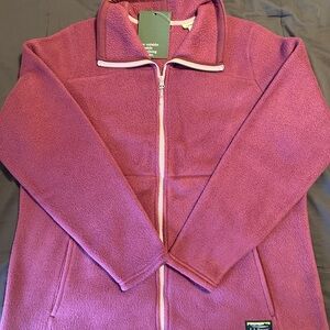 NWT L.L. Bean Katahdin Fleece Jacket in Bram Berry